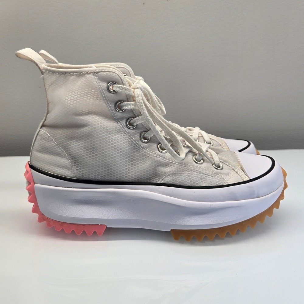 Converse Run Star Hike High 8.5 Concrete Heat 167851C Platform Lug Sole Sneakers